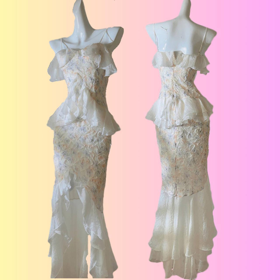 mermaid prom dress